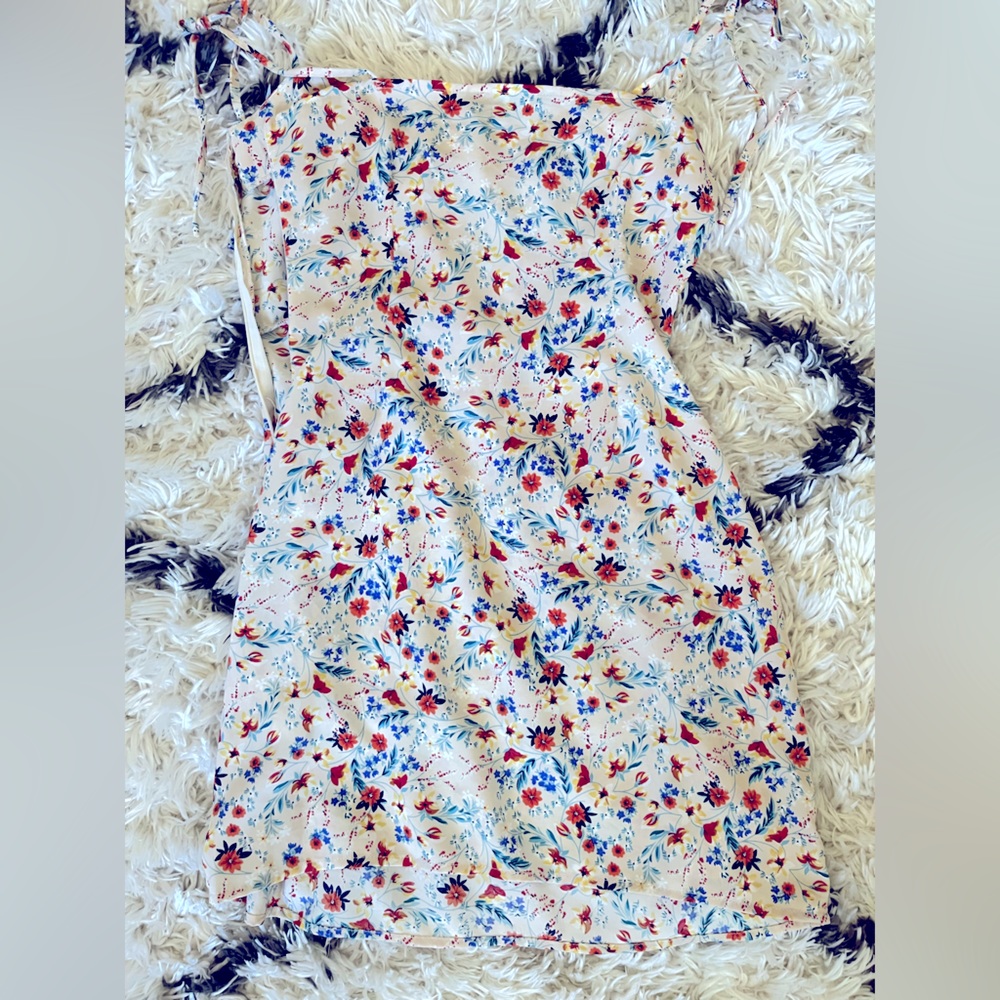 Nasty Gal flower mini dress.